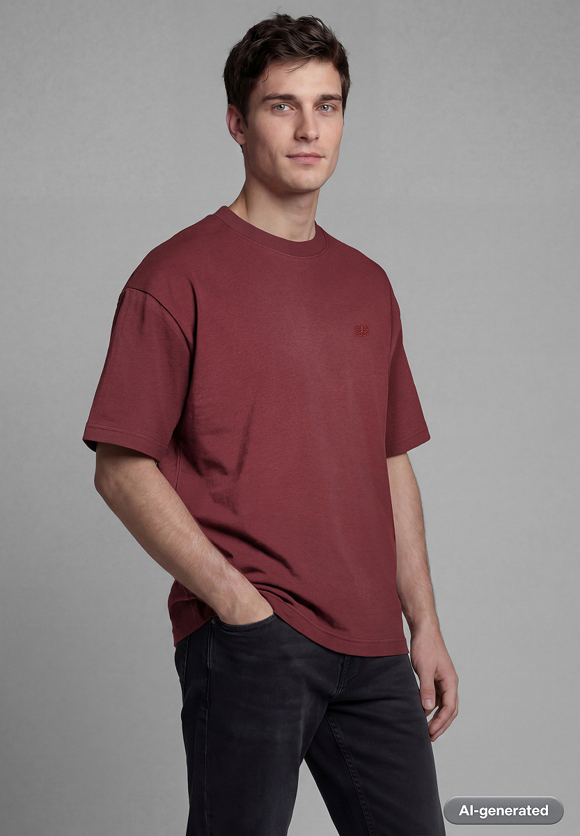 Atmungsaktives Baumwoll-T-Shirt