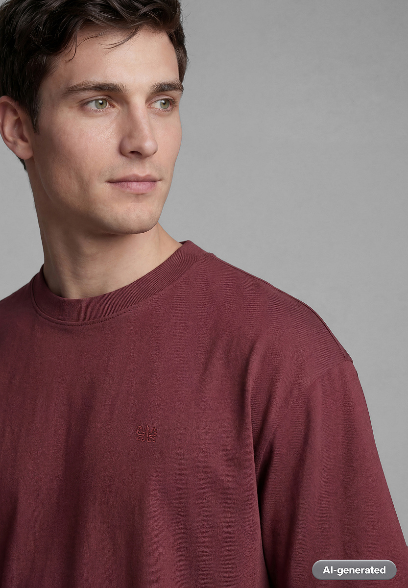 Atmungsaktives Baumwoll-T-Shirt