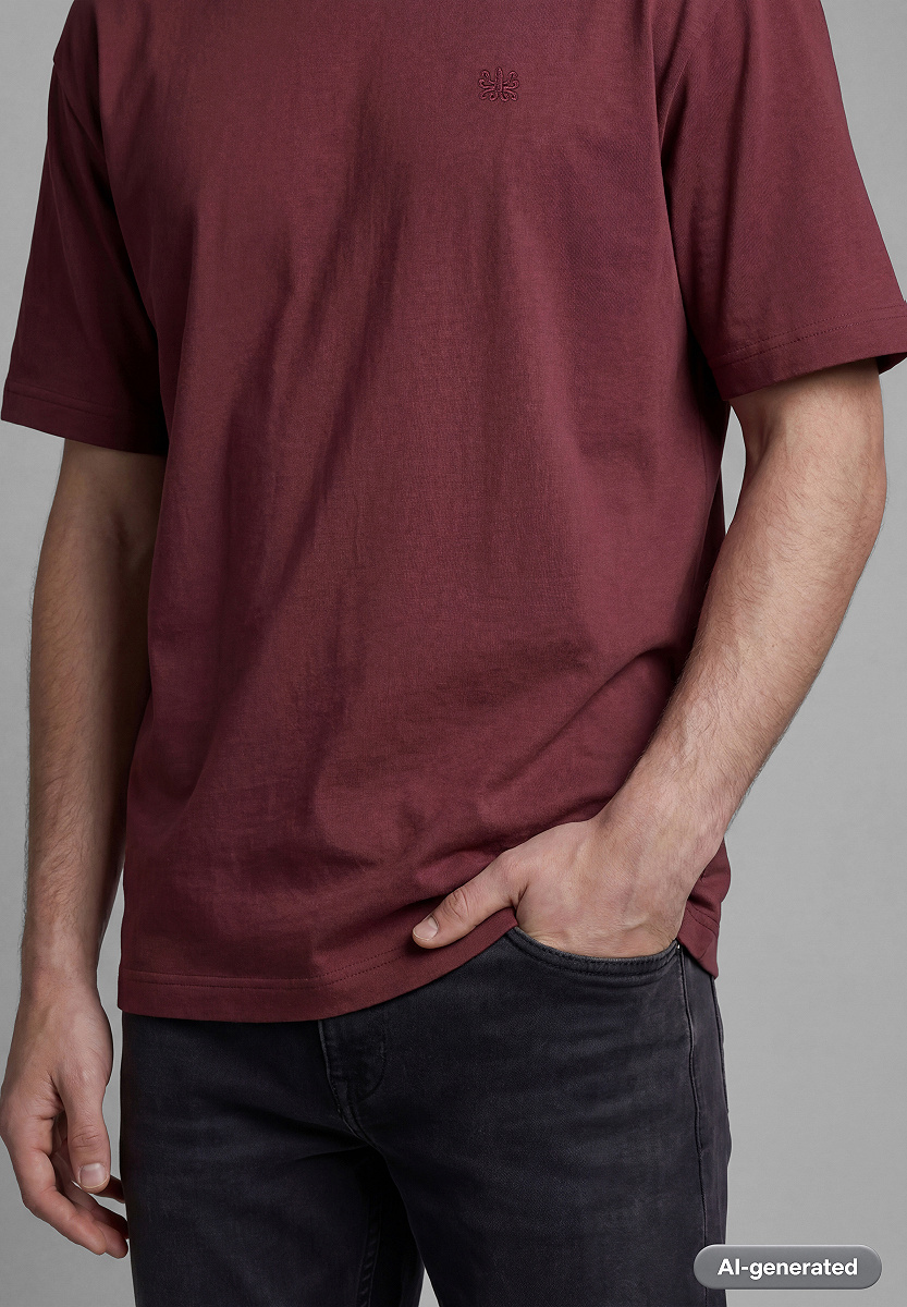 Atmungsaktives Baumwoll-T-Shirt