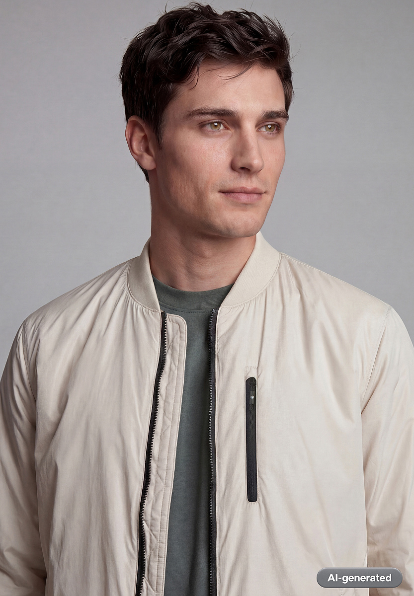 Ultraleichter Blouson mit Bomberkragen