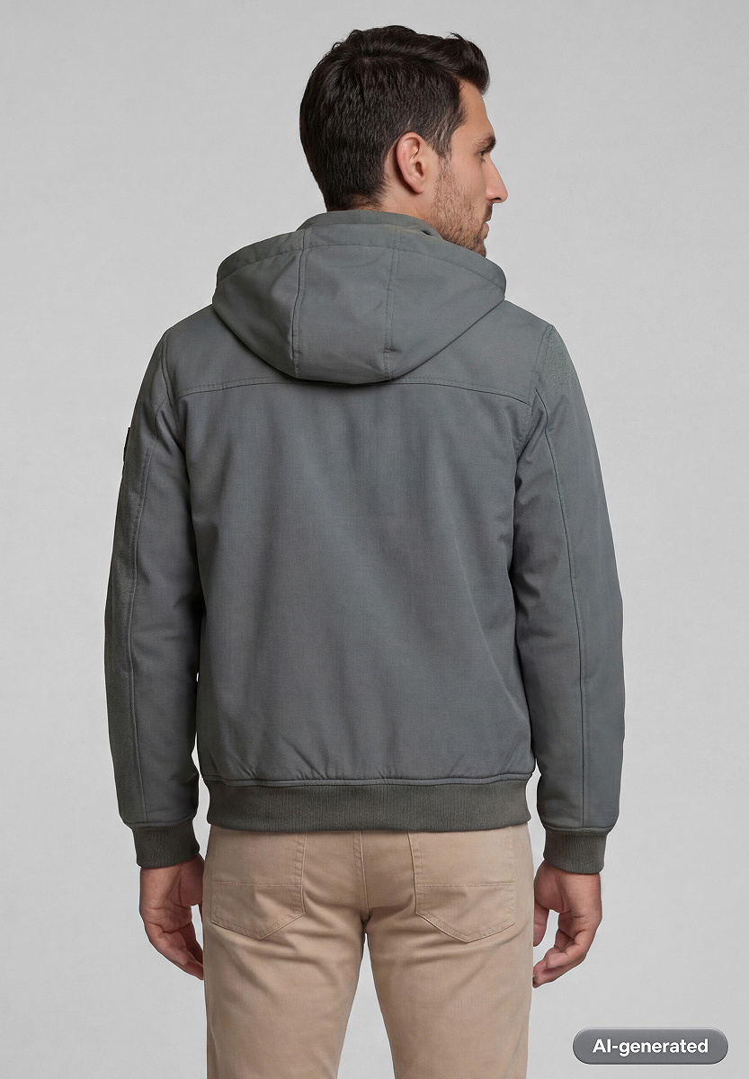 Softshell Jacke mit abnehmbarer  Kapuze