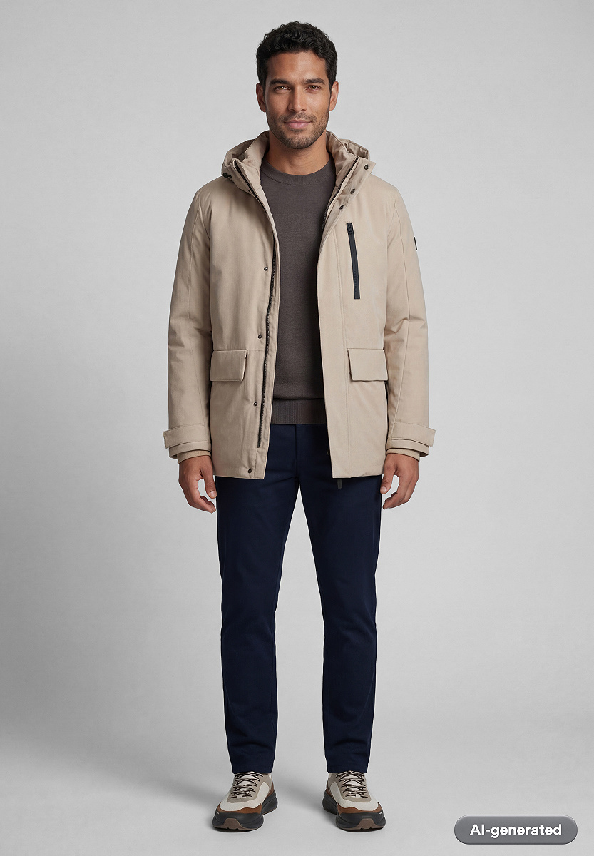 Funktionsjacke mit Kapuze