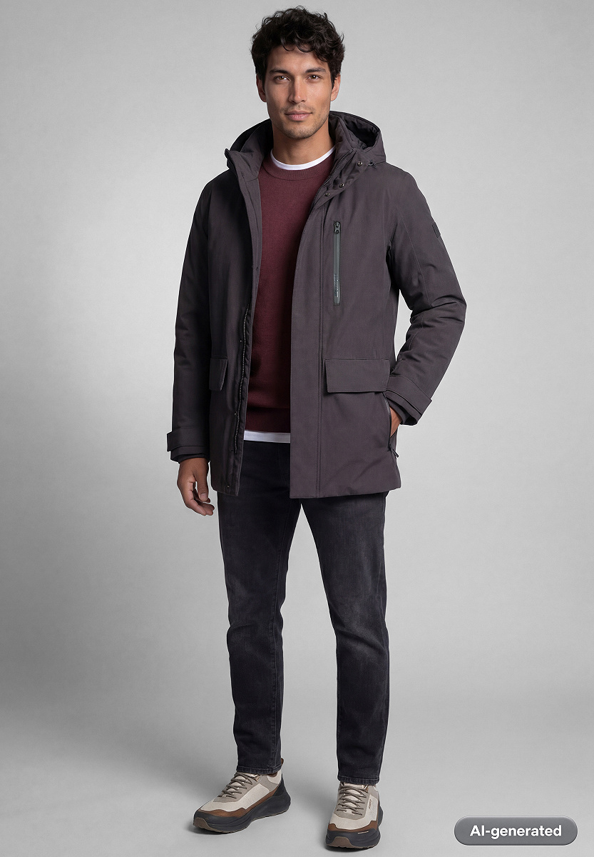 Funktionsjacke mit Kapuze