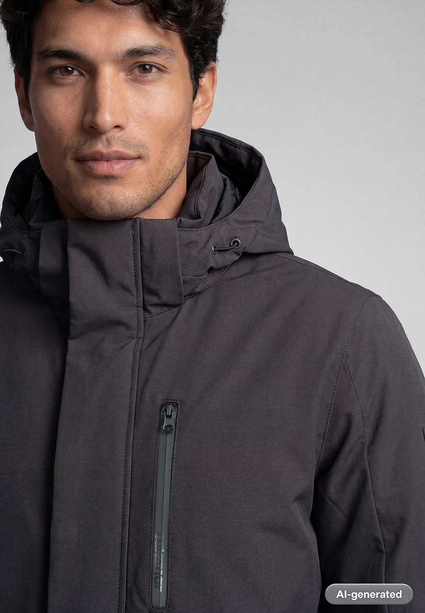 Funktionsjacke mit Kapuze