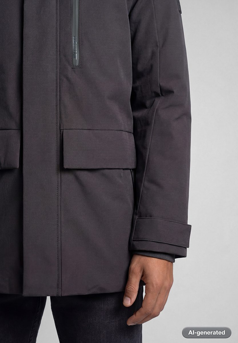 Funktionsjacke mit Kapuze