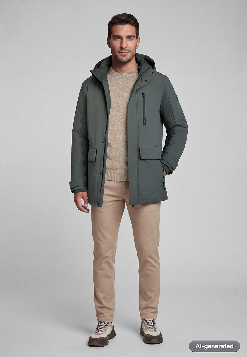 Funktionsjacke mit Kapuze