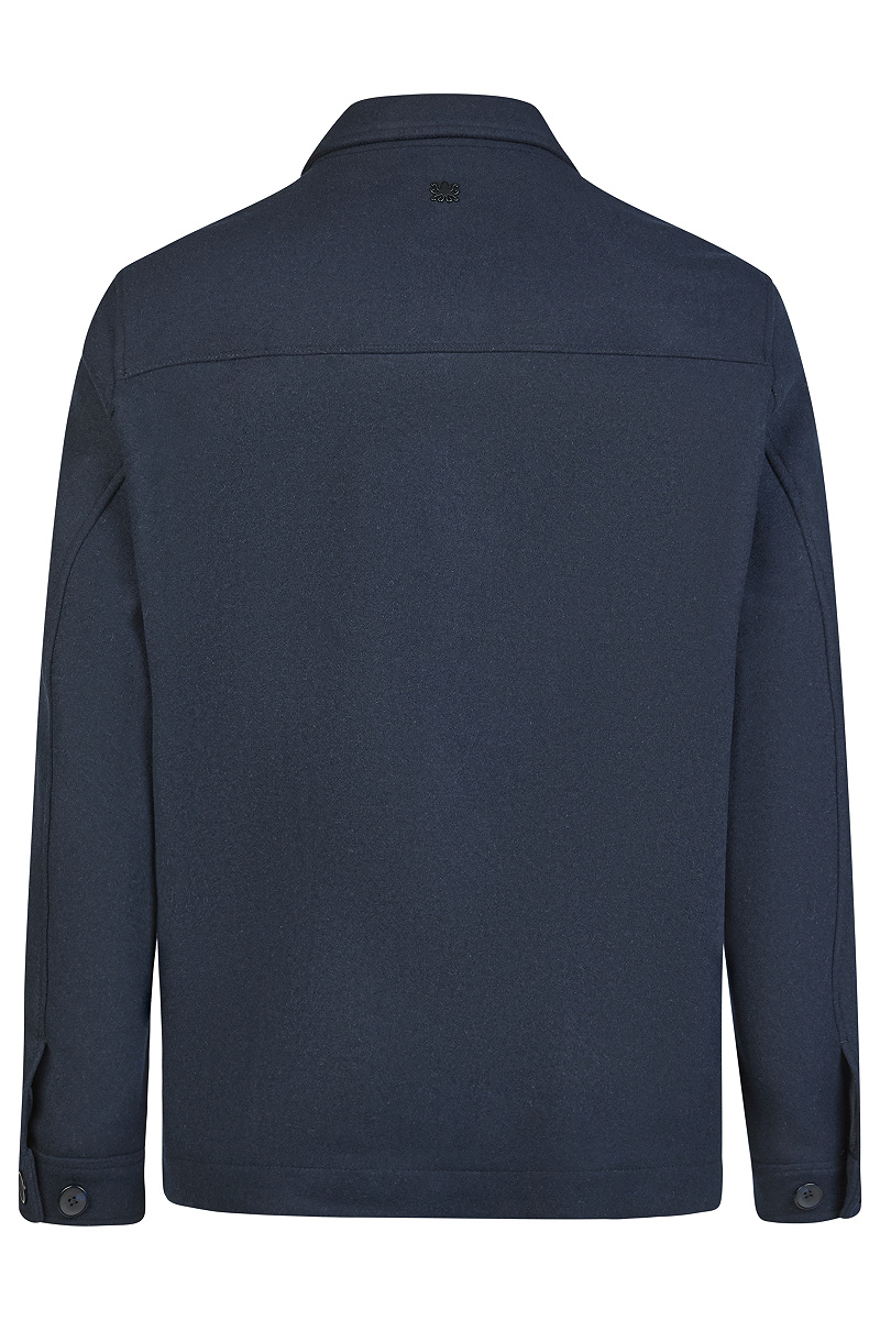 Woll-Mix Blouson mit Knopfmanschetten