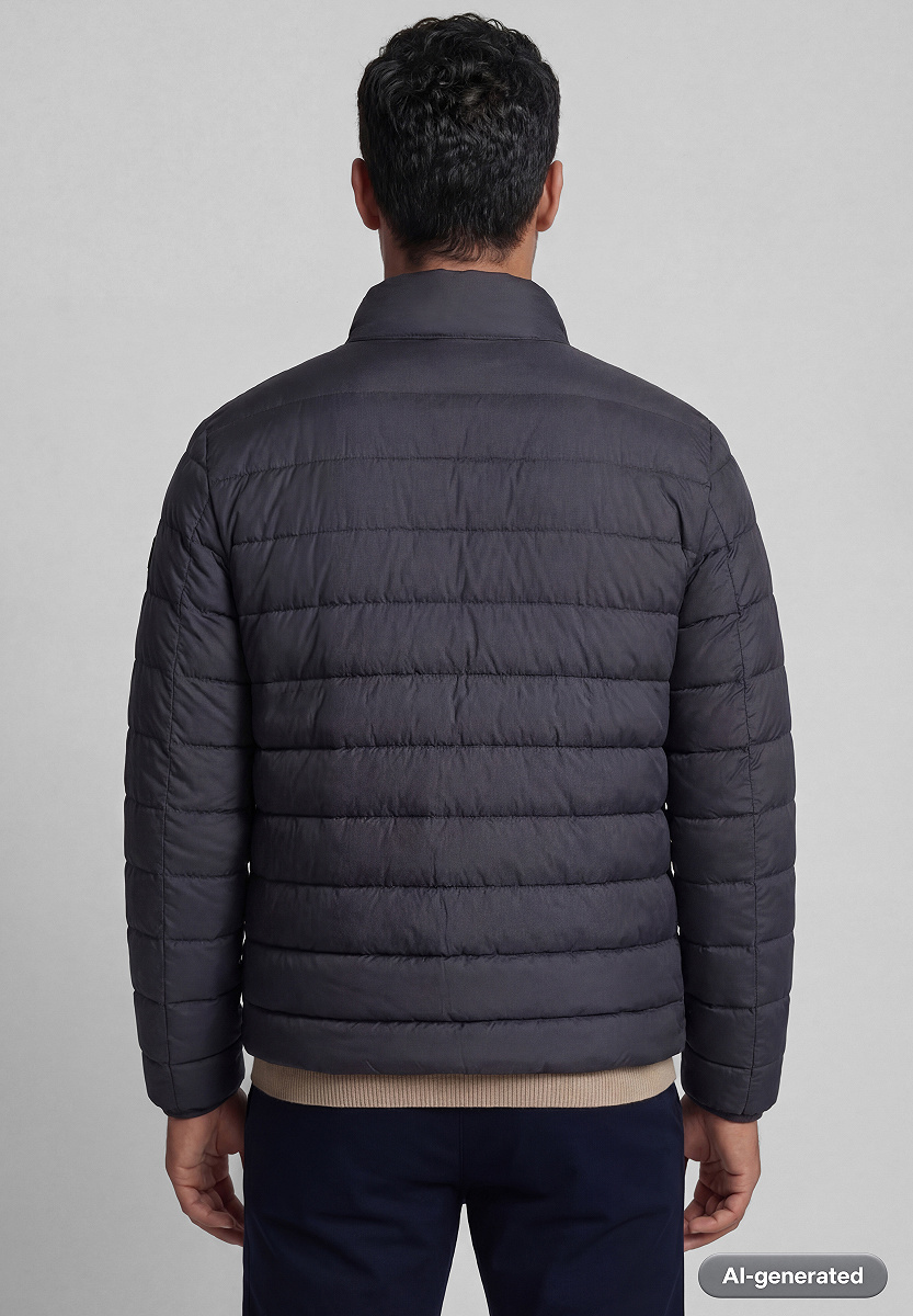 Leichter Steppblouson mit Knopfleiste