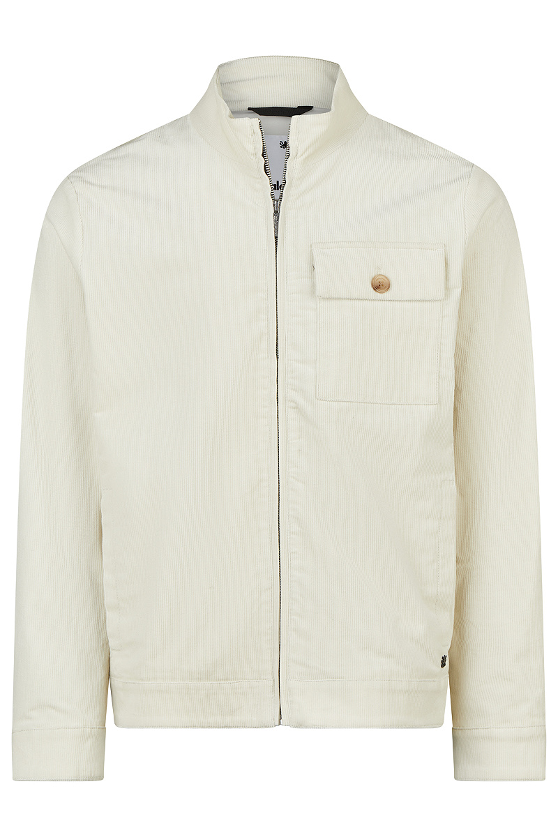 Feincord-Jacke mit Stehkragen