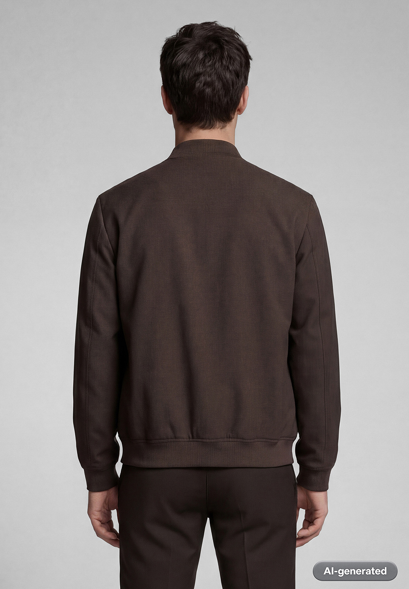 Indoor-Blouson mit Bomberkragen