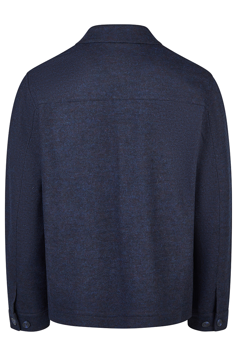 Indoor-Hemdjacke mit Knopfleiste