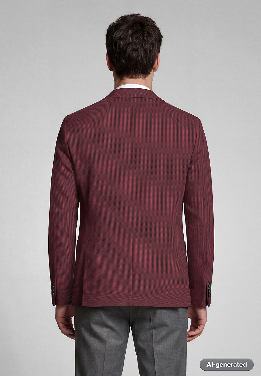 Halbgefüttertes Jersey-Sakko