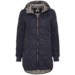 camel active | Funktionsmantel mit Kapuze | night blue | Damen 