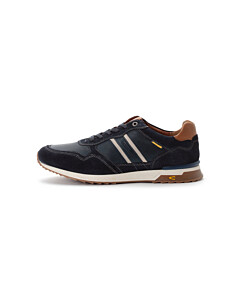Halbschuh Split/Nappa NAVY/WEISS