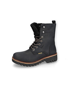 Boots crazy horse/split SCHWARZ