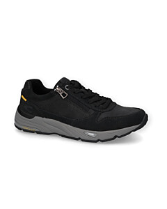 Sneaker crazy horse/split SCHWARZ
