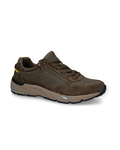 Sneaker crazy horse/split KHAKI