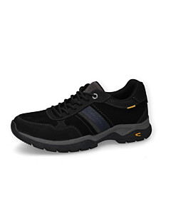 Sneaker crazy horse/split SCHWARZ/NAVY