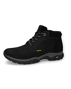 Sneaker crazy horse/split SCHWARZ