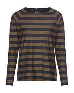 Streifenshirt aus reiner Baumwolle