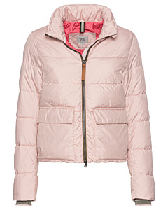 Cropped Pufferjacke aus recyceltem Polyester