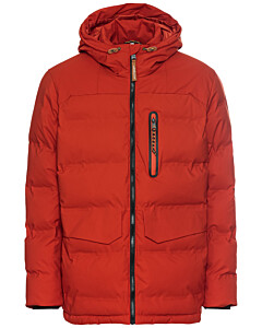 teXXXactive® Funktionsjacke aus recyceltem Polyester BRICK RED 52