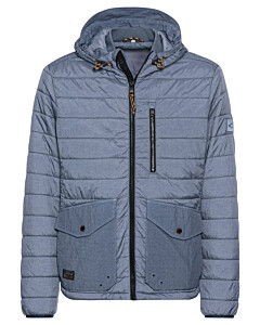 Stepp-Blouson mit Kapuze DENIM BLUE 56