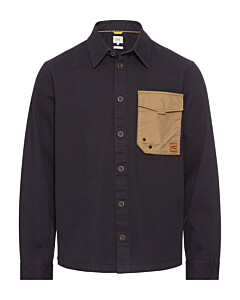 Overshirt aus reiner Baumwolle