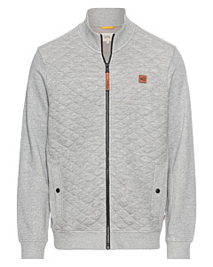 Sweatjacke mit Steppmuster