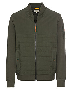 Sweatjacke mit Bomberkragen