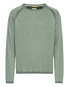 Rundhals Pullover aus reiner Baumwolle
