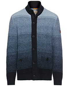 Strickjacke mit verdecktem Reißverschluss