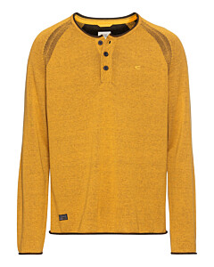 Henleyshirt aus zertifiziertem Organic Cotton