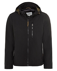 Softshell-Jacke mit abnehmbarer Kapuze