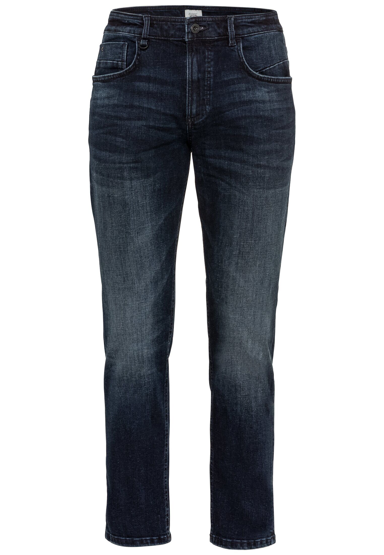 Tapered Fit Selvedge Jeans mit Smartphone Tasche