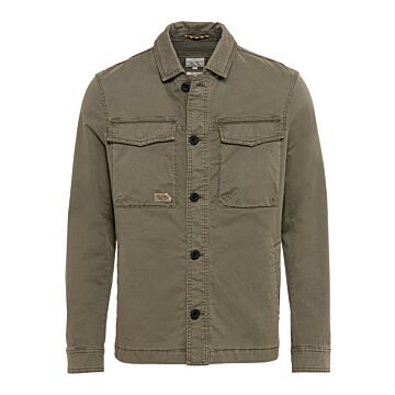 camel active | Overshirt mit 2-Wege Stretch | BOTTLE GREEN 