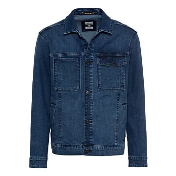 CALAMAR MENSWEAR | Nylon Crincle Blouson | king blue | Herren 
