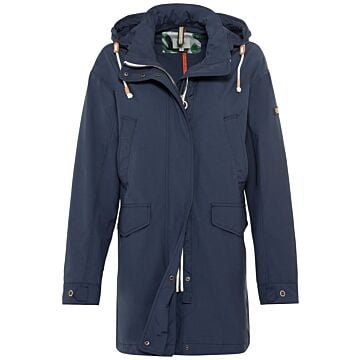 camel active | Funktionsmantel mit Kapuze | night blue | Damen 