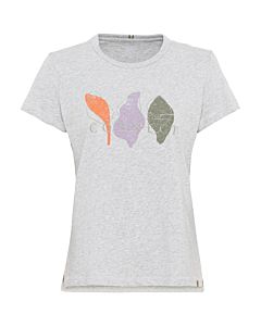 Kurzarm T-Shirt mit platziertem Print