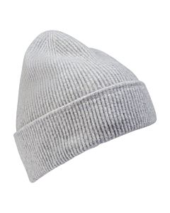 Feinstrick-Beanie aus Baumwollmix