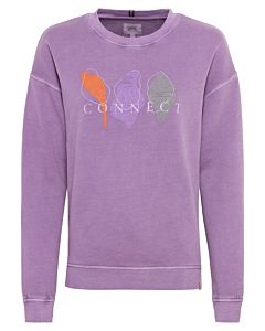 Sweatshirt mit platziertem Print