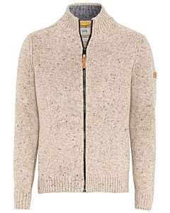 Strickjacke mit Stehkragen