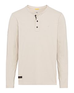 Henleyshirt mit langen Ärmeln