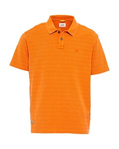 Camel Active Herren T-Shirt Mit Feinem Streifenmuster – Baumwolle, Regular Fit, Mit Logo-Stickerei