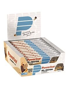 Powerbar 40% Protein Plus Crisp Caramel Peanut Butter 12x40g-High Protein Riegel