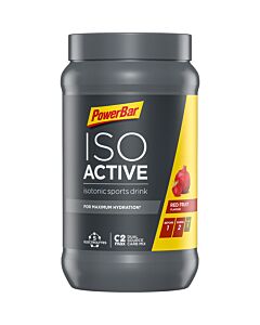 Powerbar Isoactive Red Fruit 600g - Isotonisches Sportgetränk - 5 Elektrolyte