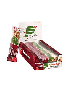 Powerbar Natural Energy Cereal Strawberry - Cranberry 18x40g - Energie Riegel