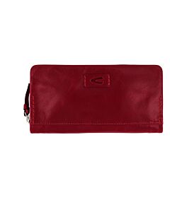 Rise, Long zip wallet, red