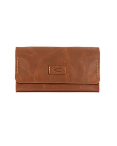 Rise, Long flap wallet, cognac