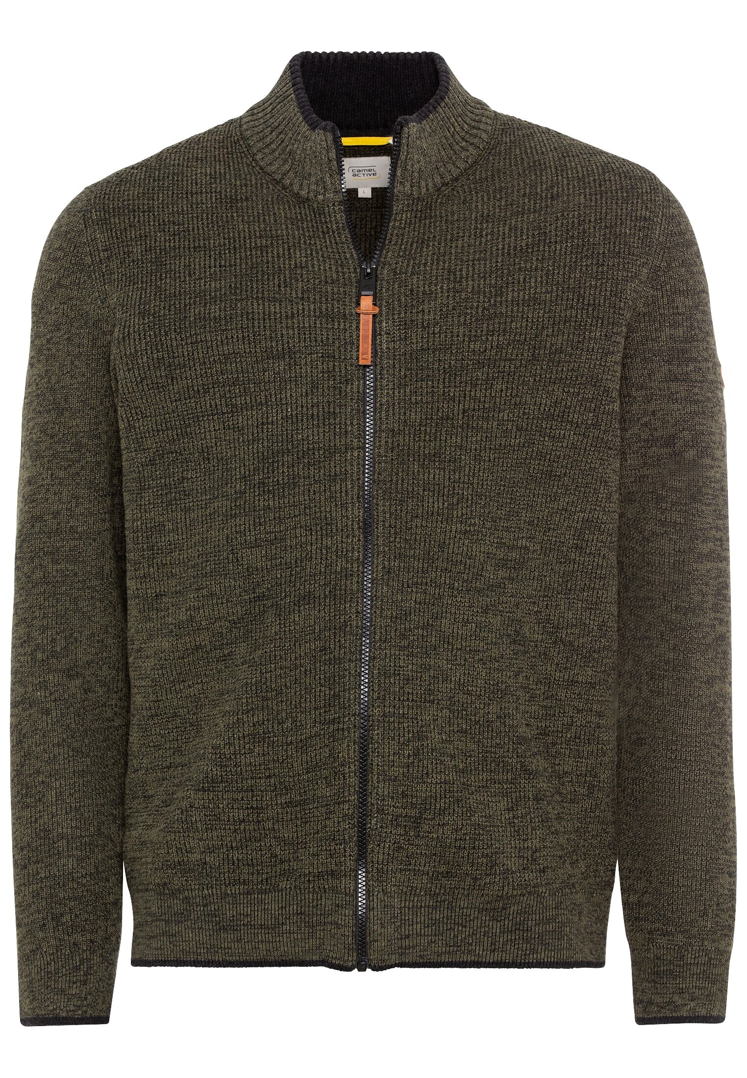 Camel Pullover Camel Active Strickjacke Herren Troyer Camel Active